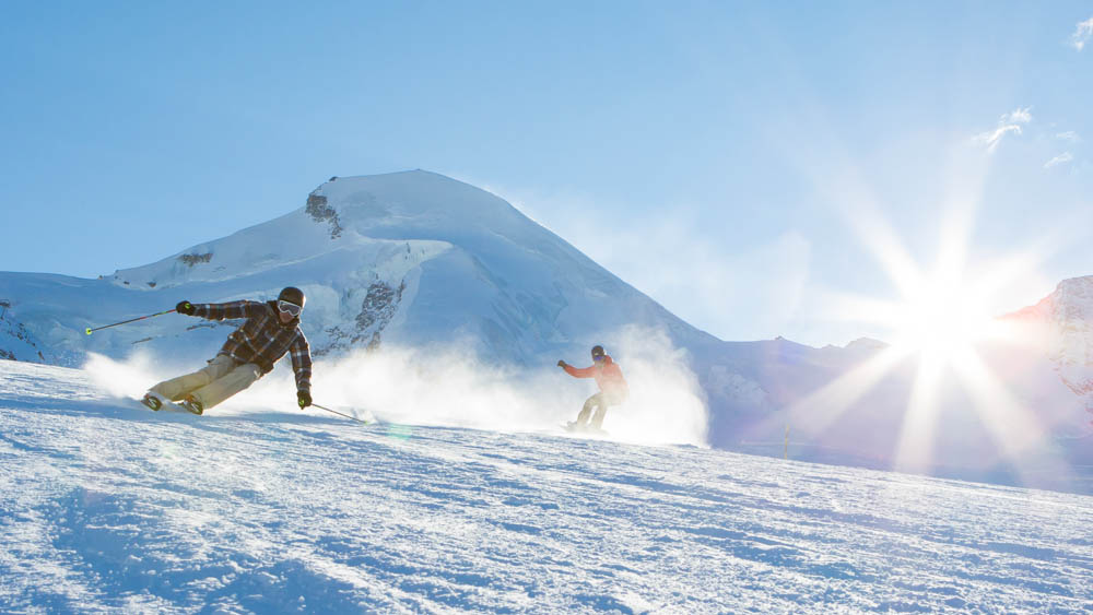 Skifahren in der Schweiz