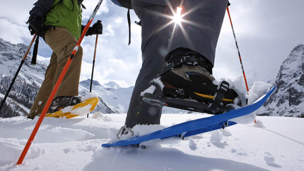 Snowshoeing in Switzerland